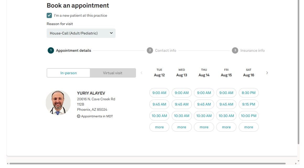yamedical-booking yamedical-booking